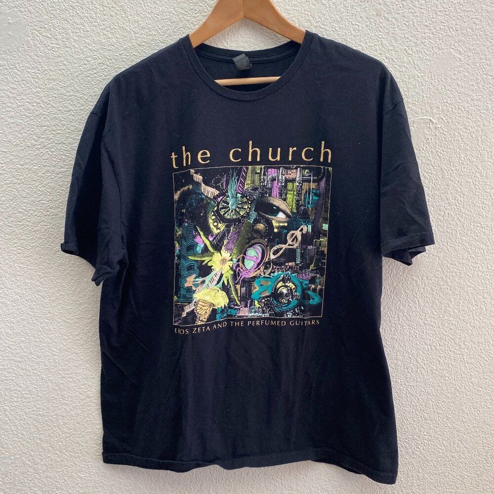 The Church Eros Zeta And The Perfumed Guitars 2024 Tour T-Shirt XL Black Music